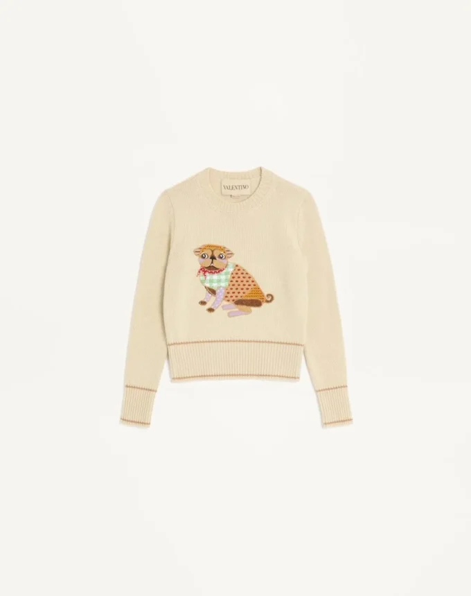 Le Chien De La Maison Embroidered Sweater