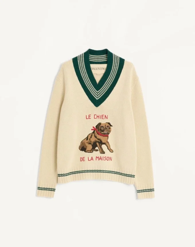 Le Chien De La Maison Jacquard Wool Jumper