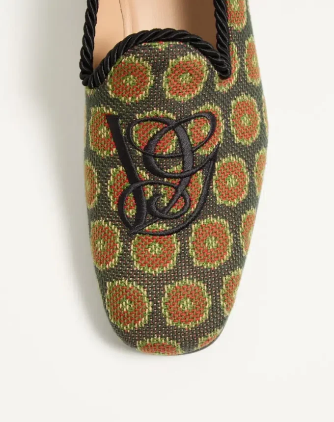 Les Alcôvettes Loafer In Jacquard Fabric