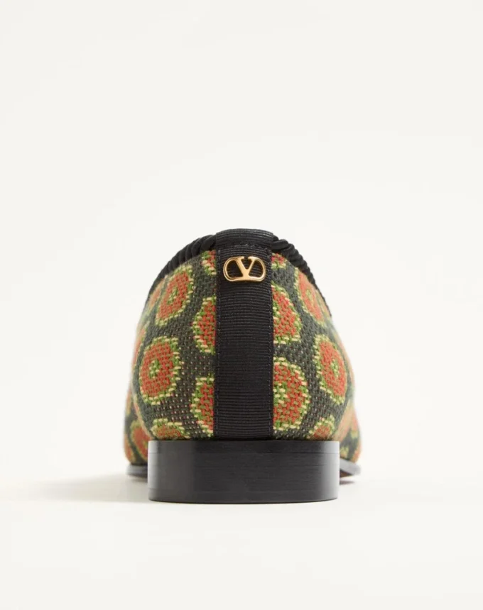 Les Alcôvettes Loafer In Jacquard Fabric