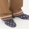 Les Alcôvettes Loafer In Voyage Imaginaire Canvas Fabric