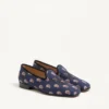 Les Alcôvettes Loafer In Voyage Imaginaire Canvas Fabric