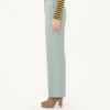 Light Diagonal Wool Pants