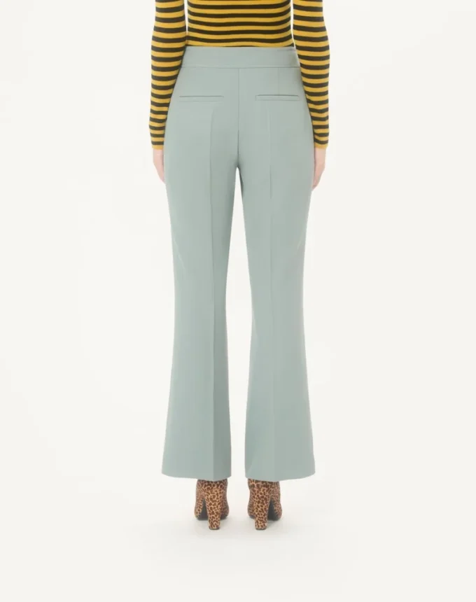 Light Diagonal Wool Pants