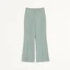 Light Diagonal Wool Pants