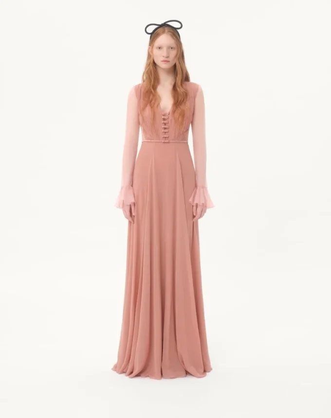 Light Georgette Long Dress