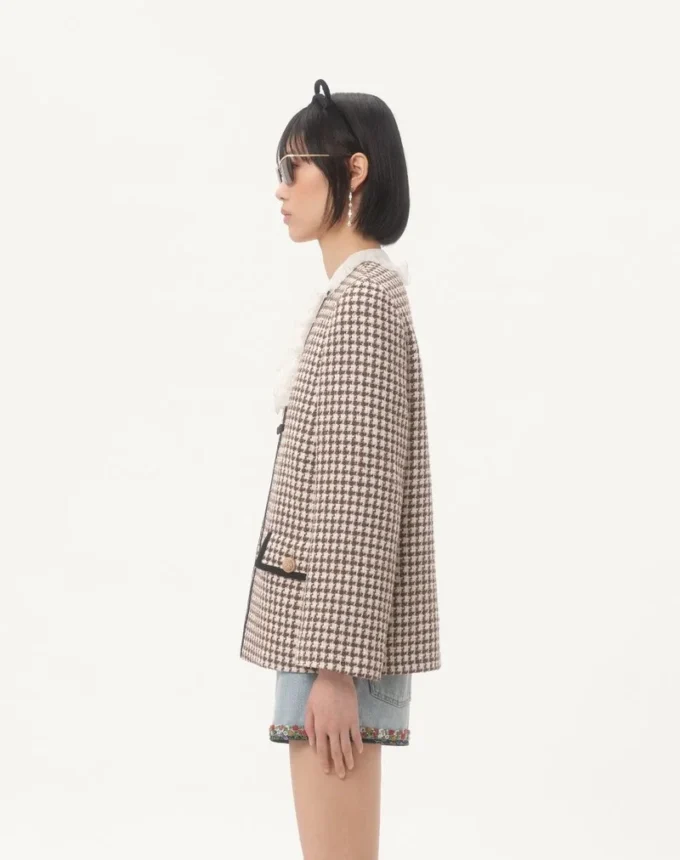 Light Tweed Pied De Poule Jacket Light Tweed Pied De Poule Jacket