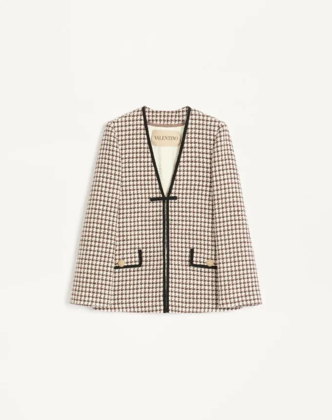 Light Tweed Pied De Poule Jacket Light Tweed Pied De Poule Jacket