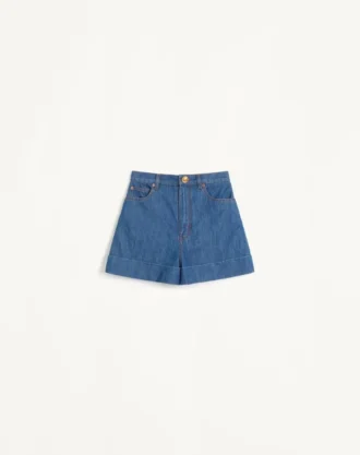 Lightweight Denim Shorts