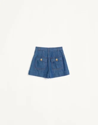 Lightweight Denim Shorts