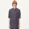 Lightweight Linen Shirt With Voyage Imaginaire Print