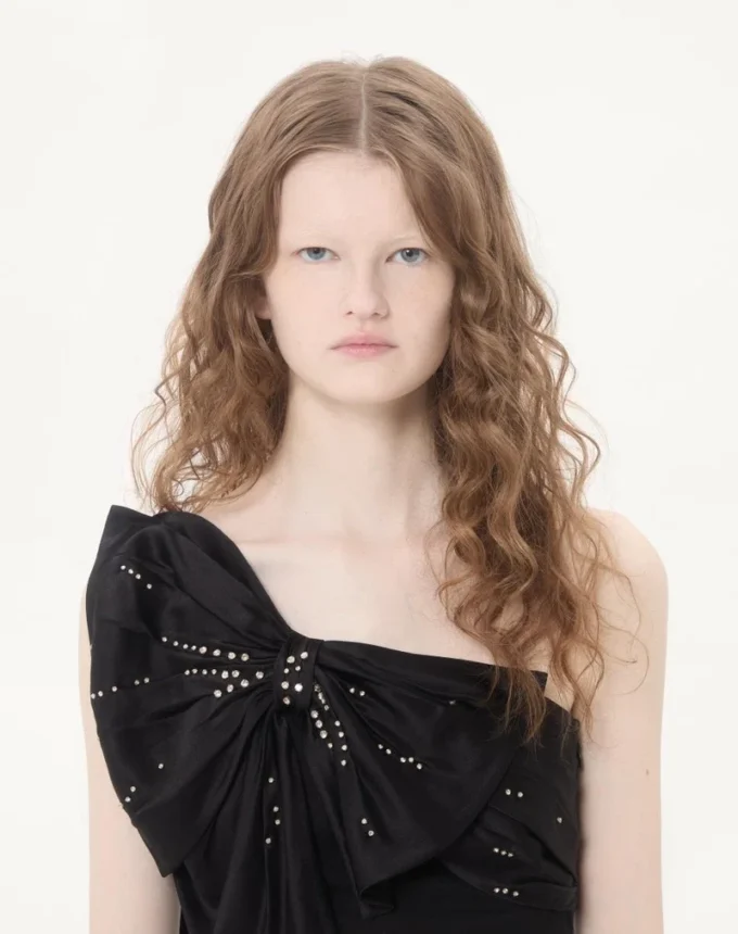 LONG DRESS IN EMBROIDERED LIGHT GEORGETTE LONG DRESS IN EMBROIDERED LIGHT GEORGETTE