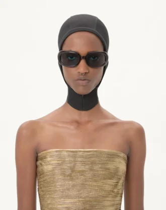 Long Dress In Jacquard Reps Lamé