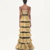 Long Dress In Jacquard Reps Lamé