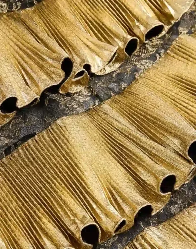 Long Dress In Jacquard Reps Lamé