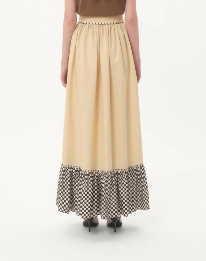 Long Embroidered Skirt