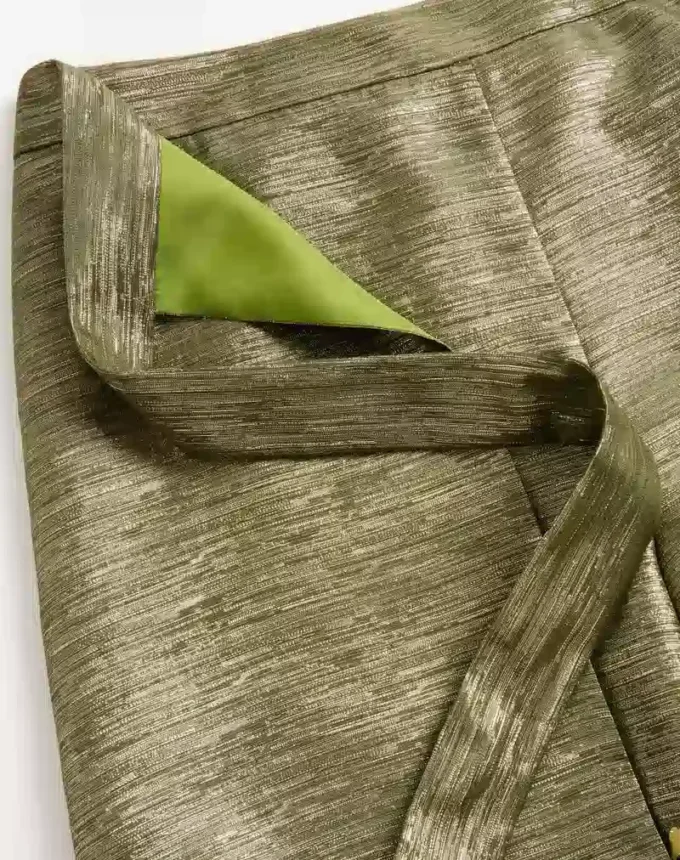 Lurex Pants With Voyage Imaginaire Print