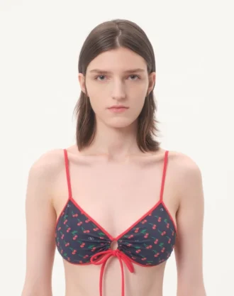 Lycra Bikini With Cherryfic Print