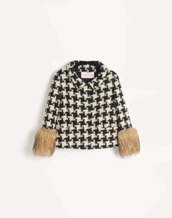 Macro Pied De Poule Tweed Jacket