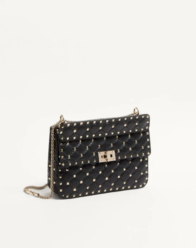 Medium Nappa Rockstud Spike Bag
