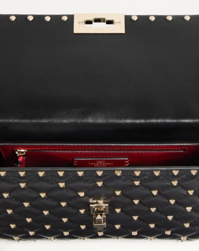 Medium Nappa Rockstud Spike Bag