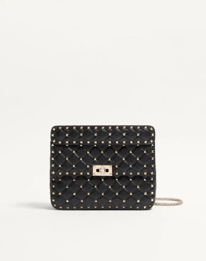 Medium Nappa Rockstud Spike Bag