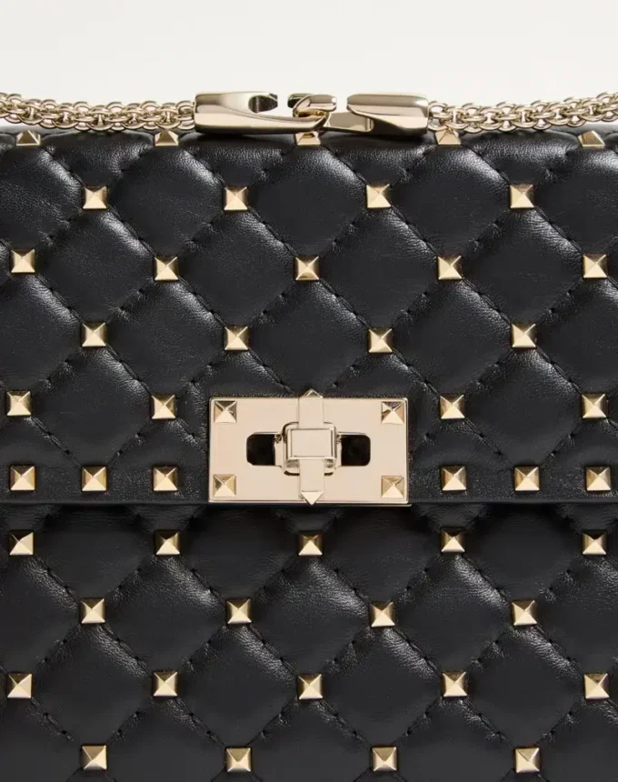 Medium Nappa Rockstud Spike Bag