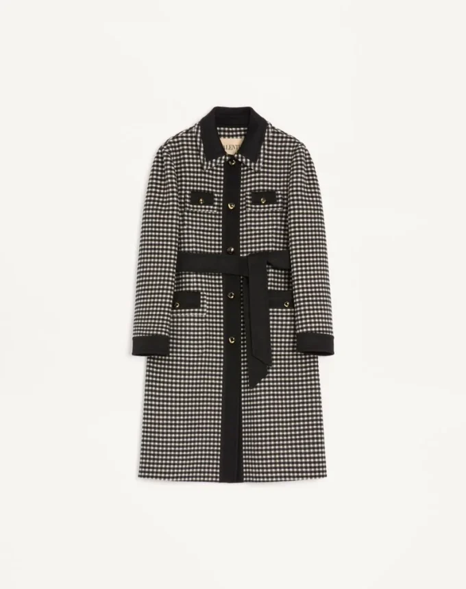 Micro Vichy Coat