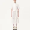 Midi Dress In Cotton Muslin Midi Dress In Cotton Muslin