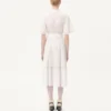 Midi Dress In Cotton Muslin Midi Dress In Cotton Muslin