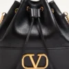 Mini Bucket Bag In Nappa With Vlogo Signature Chain