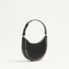 Mini Rockstud Hobo Bag In Grainy Calfskin Mini Rockstud Hobo Bag In Grainy Calfskin