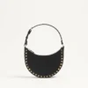 Mini Rockstud Hobo Bag In Grainy Calfskin Mini Rockstud Hobo Bag In Grainy Calfskin