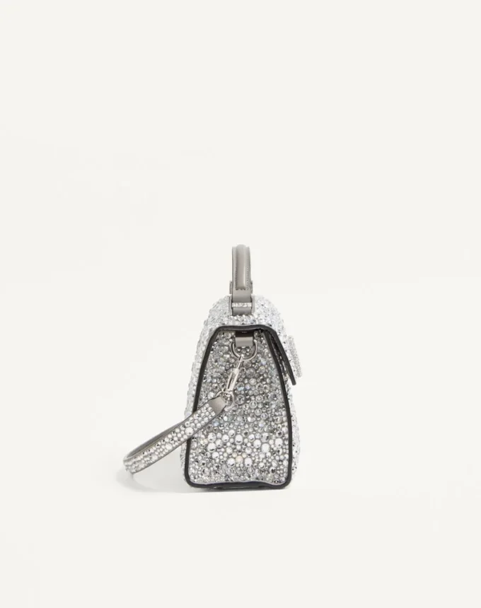 Mini Vsling Handbag With Sparkling Embroidery