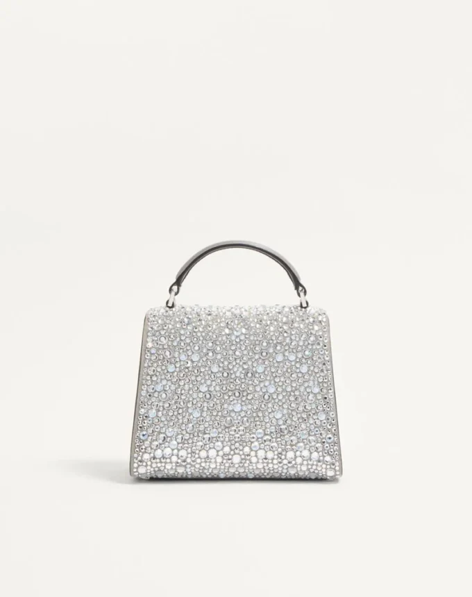 Mini Vsling Handbag With Sparkling Embroidery