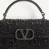 Mini Vsling Handbag With Sparkling Embroidery