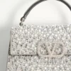 Mini Vsling Handbag With Sparkling Embroidery