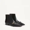 Mockers Calfskin Ankle Boots