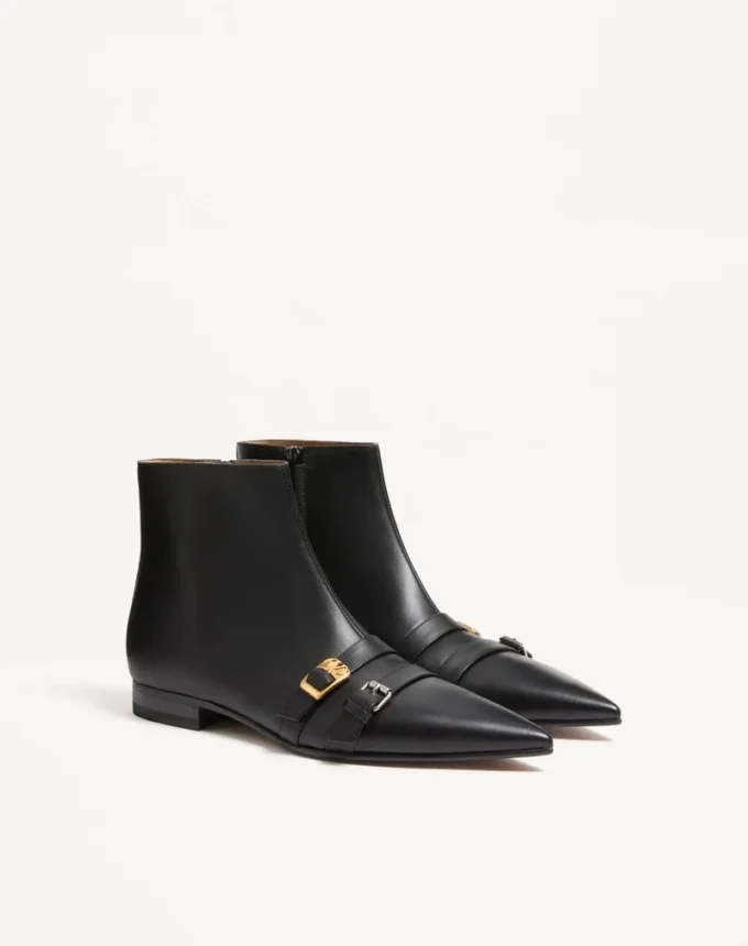 Mockers Calfskin Ankle Boots