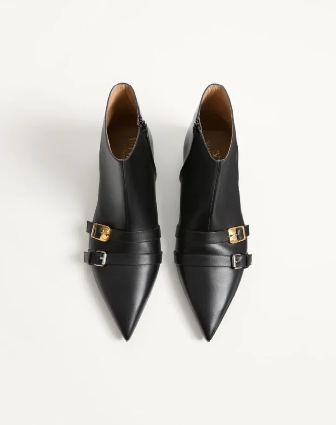 Mockers Calfskin Ankle Boots