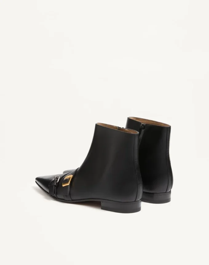 Mockers Calfskin Ankle Boots