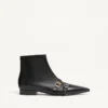 Mockers Calfskin Ankle Boots