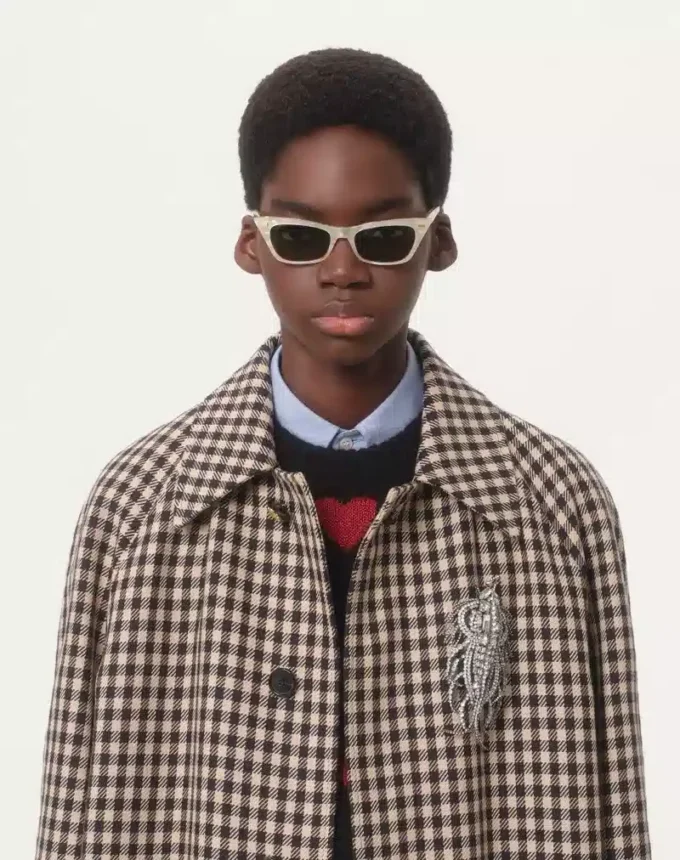 Mohair Wool And Lurex Sweater With Heart Jacquard Pattern