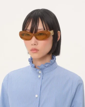 Narrow Oval Acetate Frame