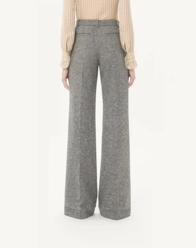 Natté Buttoned Weave Trousers