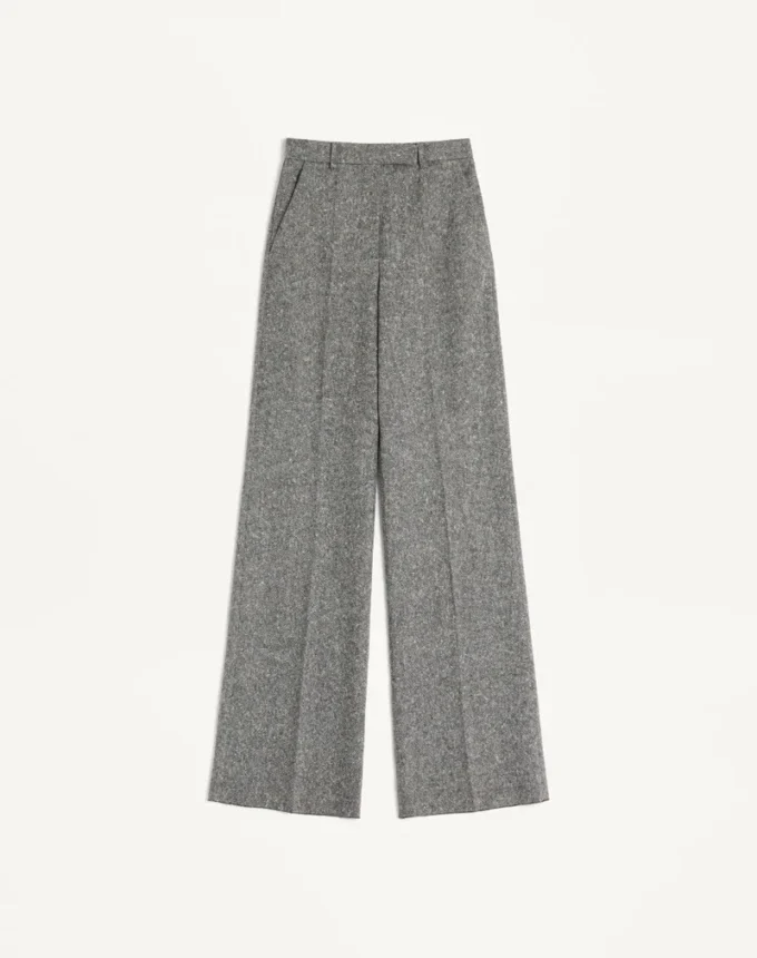 Natté Buttoned Weave Trousers