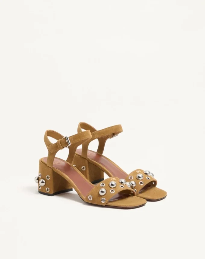 Nellcôte Crust Leather Sandal 60Mm