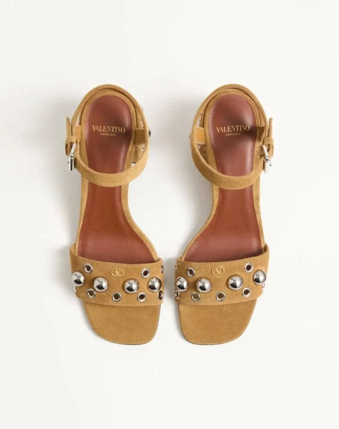 Nellcôte Crust Leather Sandal 60Mm