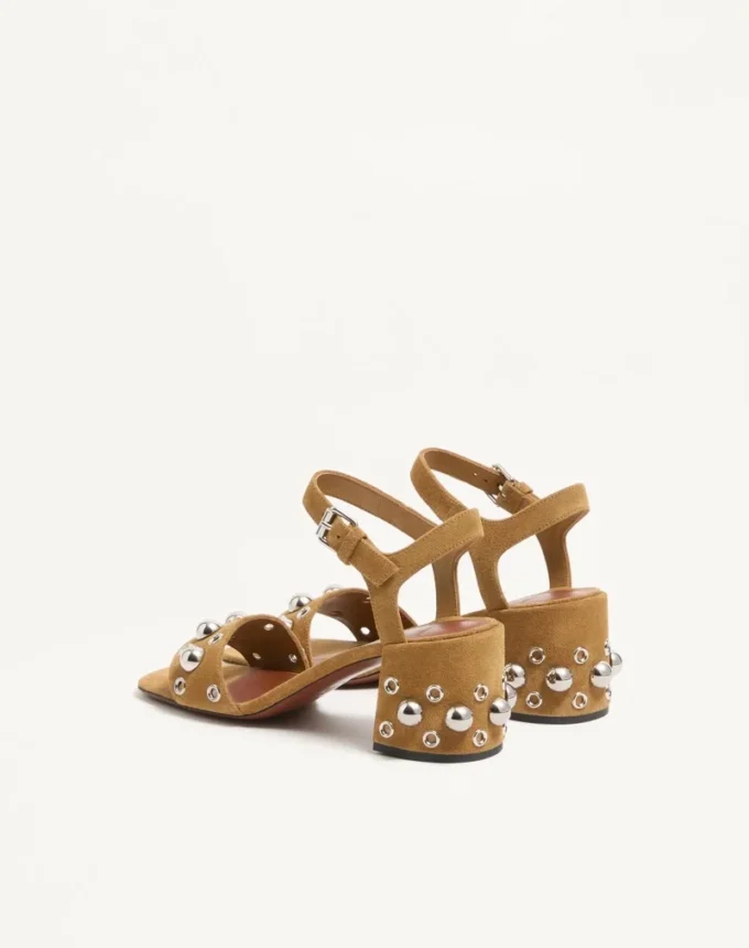 Nellcôte Crust Leather Sandal 60Mm