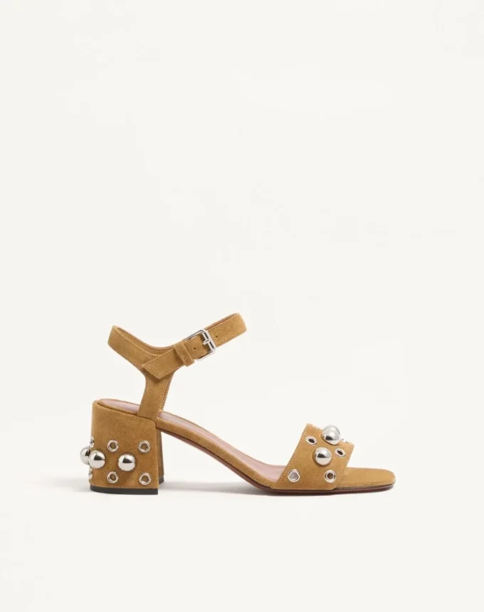 Nellcôte Crust Leather Sandal 60Mm